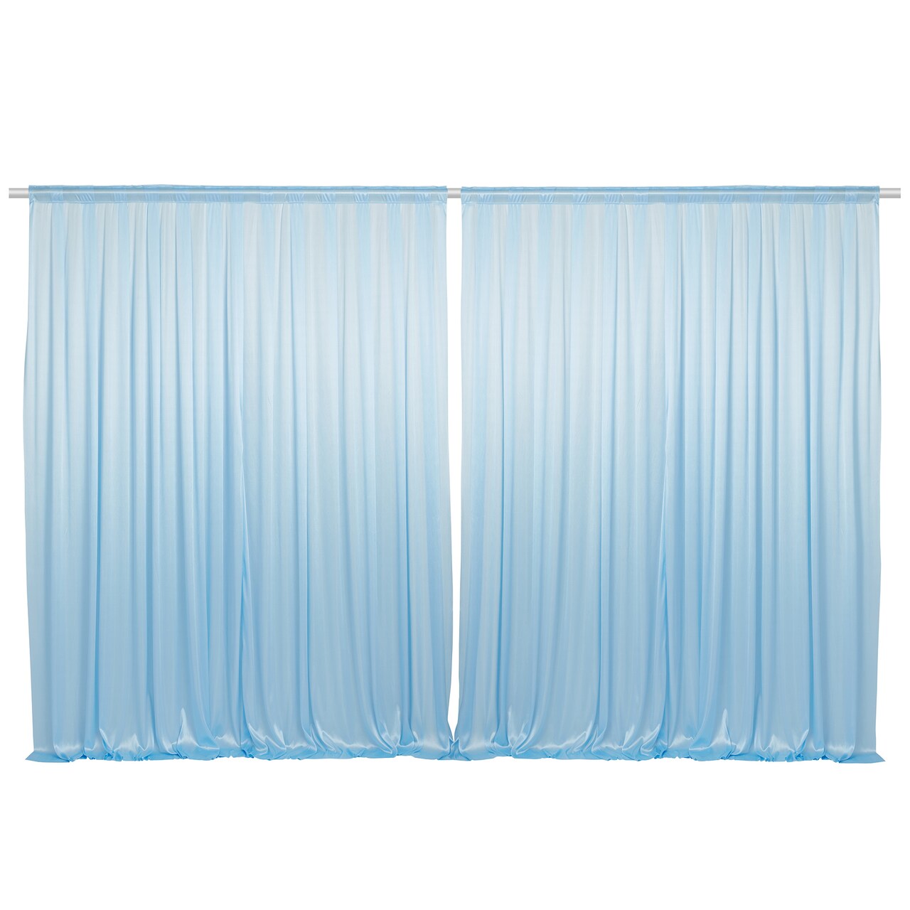 Lann's Linens (Set of 2) Photography Backdrop Curtains - Split Background for Wedding, Party or Photo Booth